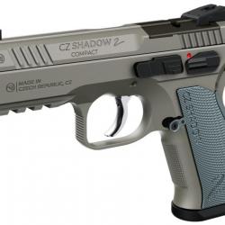 Pistolet CZ 75 Shadow 2 Compact OR "Optic Ready" Cerakote TITAN calibre 9x19