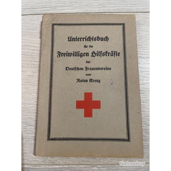 DRK / Croix-Rouge allemande : livret pour les aides secouristes bnvoles (1935)