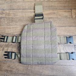 Plaque de cuisse MOLLE - TAN