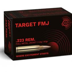 Munition Geco 223rem FMJ TARGET 55gr x500