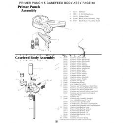 Dillon - 650 Primer Seat Assembly Small Version 2 - Poussoir d'amorce Small - 21381