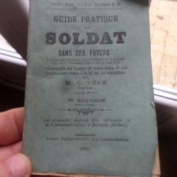 livret de poche guide pratique du soldat edité en 1888