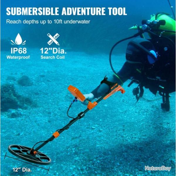 Dtecteur de mtaux PRO tanche et submersible IP68