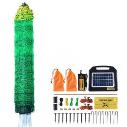 Kit filet de clôture électrique SOLAIRE (sans fils) 48M