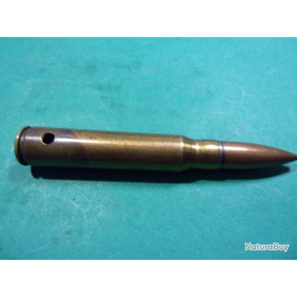 Munition 7,92x57 de 1940 ( Z-1940-IX ) tui laiton, balle blinde cuivre, neutralise