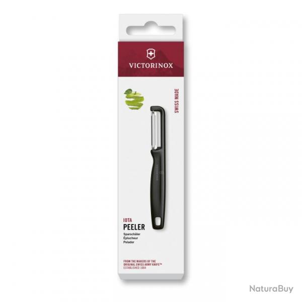 Victorinox 6.0942.3 plucheur Iota, droit, deux tranchants, noir