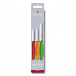 Victorinox 6.7116.32 Set de couteaux 3 Pcs d'office colorés