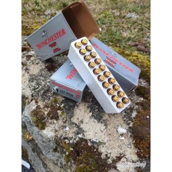 50 Balles Winchester X clibre 222REM 50gr