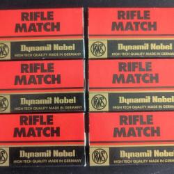 300 cartouches (6x50) .22 LONG RIFLE - RWS "RIFLE MATCH"