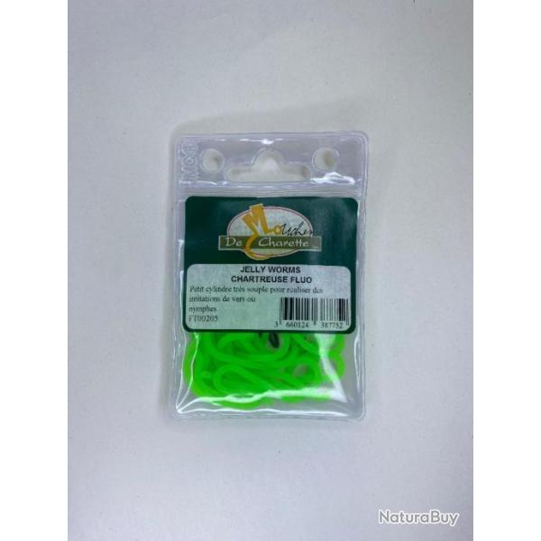 Jelly worms fluo MOUCHES DE CHARETTE