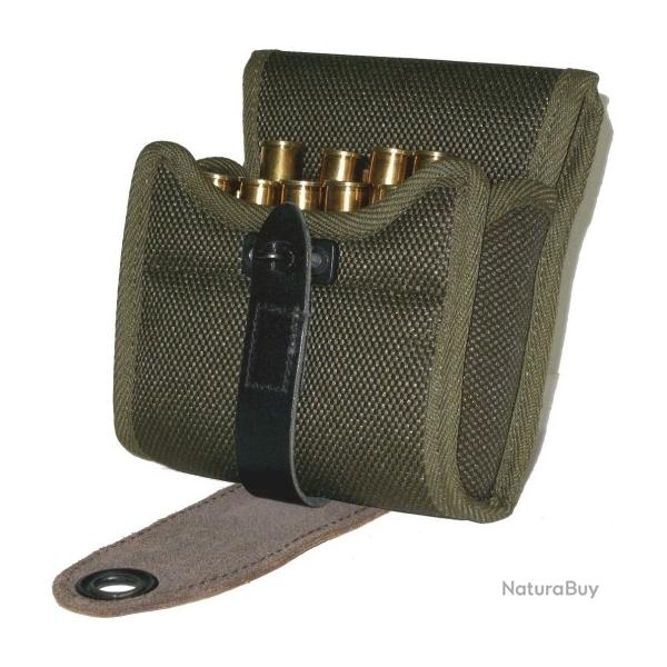 Pochette munitions NIGGELOH cordura vert 12 balles