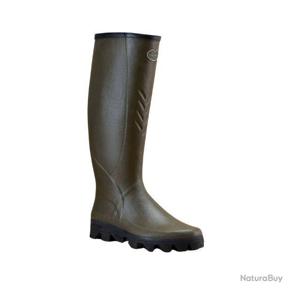 Bottes Crs Le Chameau Doubles de Jersey Vert Chameau