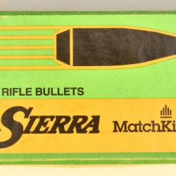 100 ogives .243 (6mm) SIERRA MATCHKING - 107 grains HPBT match (canons au pas de 7" ou 8")