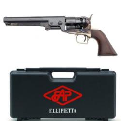 Revolver Pietta 1851 Colt Navy Yank London cal 44 + Mallette