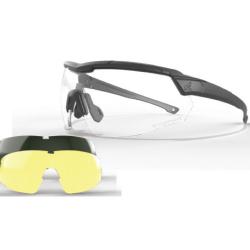 LUNETTES EDGE TACTICAL ROLLING THUNDER - NOIRE - KIT 3 ECRANS INC/FUME/JAUNE