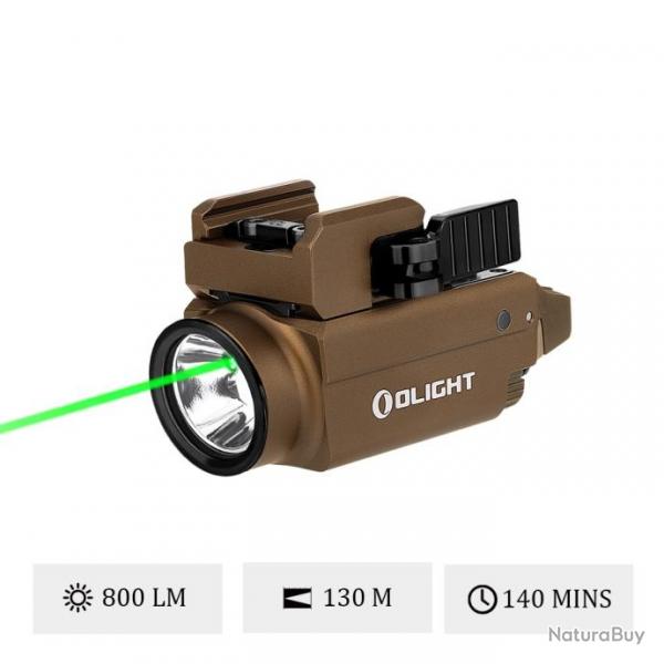 Olight Baldr S TAN Lampe tactique avec laser vert