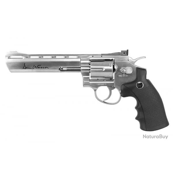 REVOLVER 6MM DAN WESSON 6'' CO2 SILVER