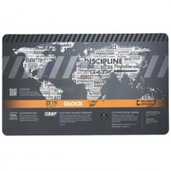 TAPIS DE DEMONTAGE GLOCK TRAINING "MAP MONDE" NOIR/ORANGE