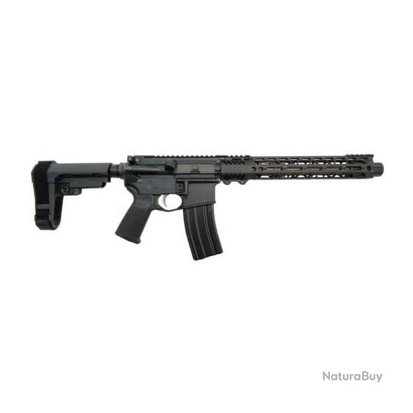 Carabine Psa 16" Mid-Length 5.56 Nato 1/7 Nitride 13.5" Lightweight M-Lok Moe Ept Rifle W/Mbus Sight