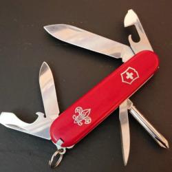 Victorinox couteau suisse Tinker small 84mm BSA Insert Métallique 1983-1985 Collector