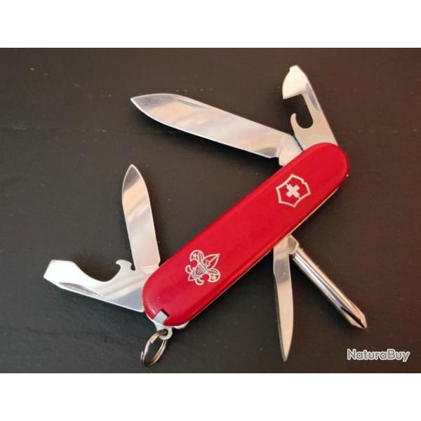 Victorinox couteau suisse Tinker small 84mm BSA Insert Mtallique 1983-1985 Collector