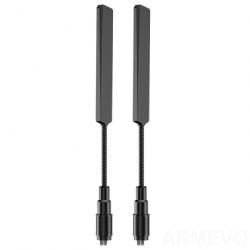 Paire d'antennes flexibles AR-188 (21cm) pour talkies-walkies Baofeng - LIVRAISON GRATUITE