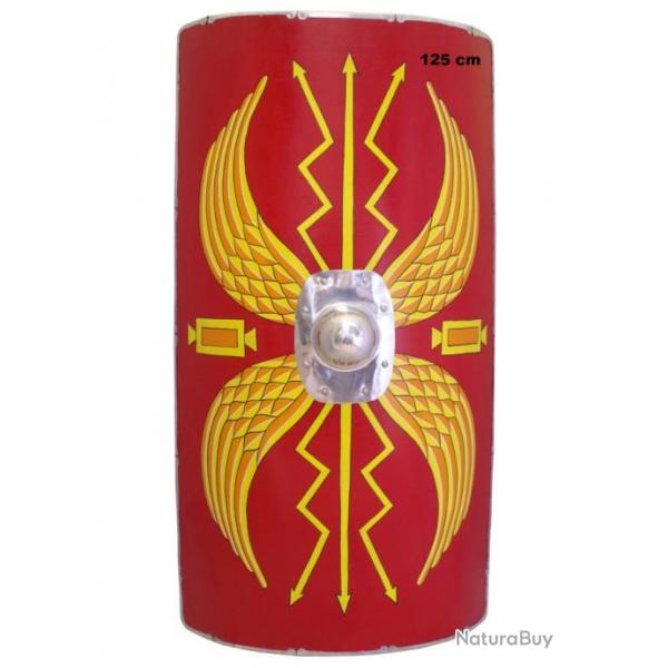 Scutum  authentique bouclier Legionnaire Romain en bois de 125 cm / reproduction