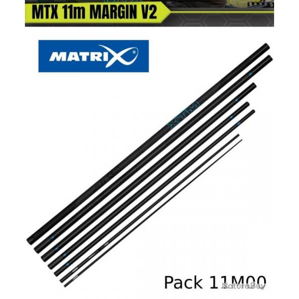 Pack peche au coup carpe Matrix MTX V2 Margin 2 Pole 11m Canne seule