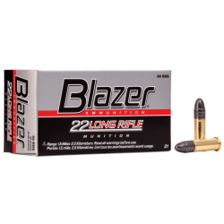 Cartouches CCI Calibre.22LR Blazer 40 GRAINS 10 boites ( 500 munitions )