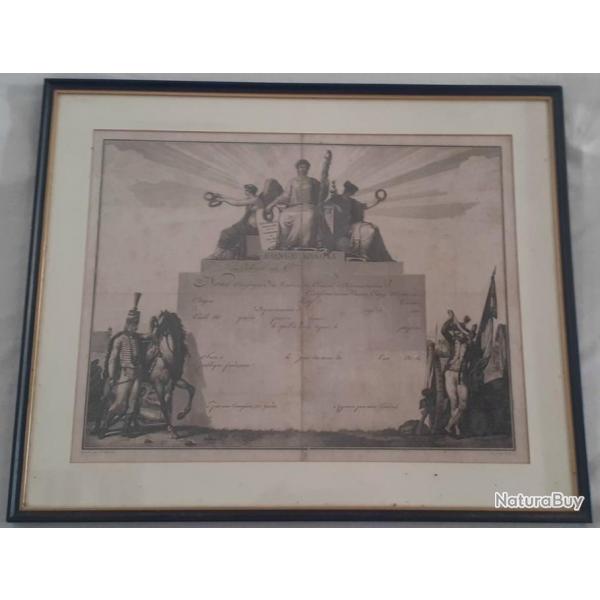 FR427280a Diplme de cong absolu an VIII