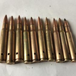 VENDU PAR LE-CUIRASSIER N° 6 LOT DE 10 BALLES CALIBRE 30.06 AMÉRICAINES NEUTRALISÉES