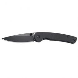 Couteau CJRB Kain Black Lame Acier AR-RPM9 Manche G10 Linerlock IKBS J1956BBK