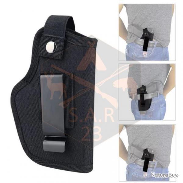 HOLSTER PORT DISCRET UNIVERSEL GAUCHER OU DROITIER - LIVRAISON GRATUITE