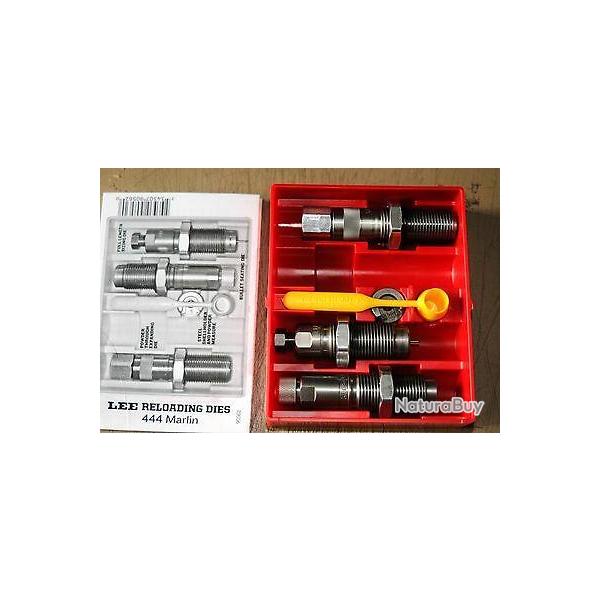 LEE RELOADING DIE - 3 OUTILS - 444 MARLIN