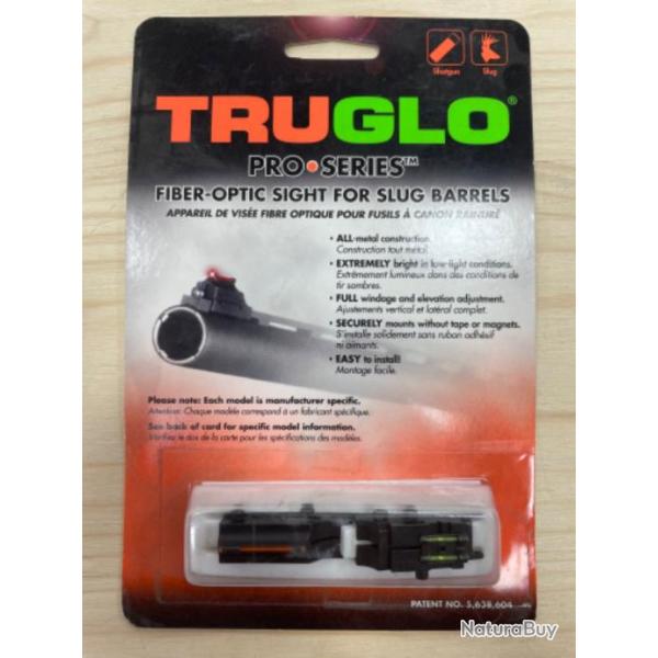 !! NEUF !! ORGANES DE VISE FIBRE OPTIQUE POUR FUSIL TRUGLO TG962B