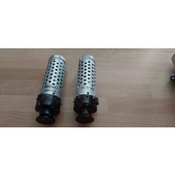 Lampes radios militaires allemandes RV2P800 avec supports