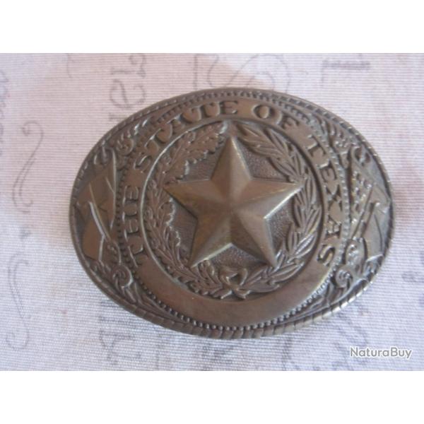 BOUCLE DE CEINTURE "THE STATE OF TEXAS"