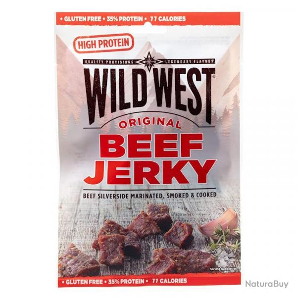 Viande sche de boeuf Wild West Original Beef Jerky 25g