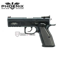 Pistolet PHOENIX Redback Light Gen 2 Acier/Alu Fibre Optique Verte Cal 9x19