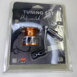 Moulinet TUNNING SET Hayasaki 330FD DAM orange