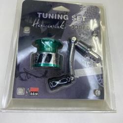 Moulinet TUNNING SET Hayasaki 330FD DAM Vert