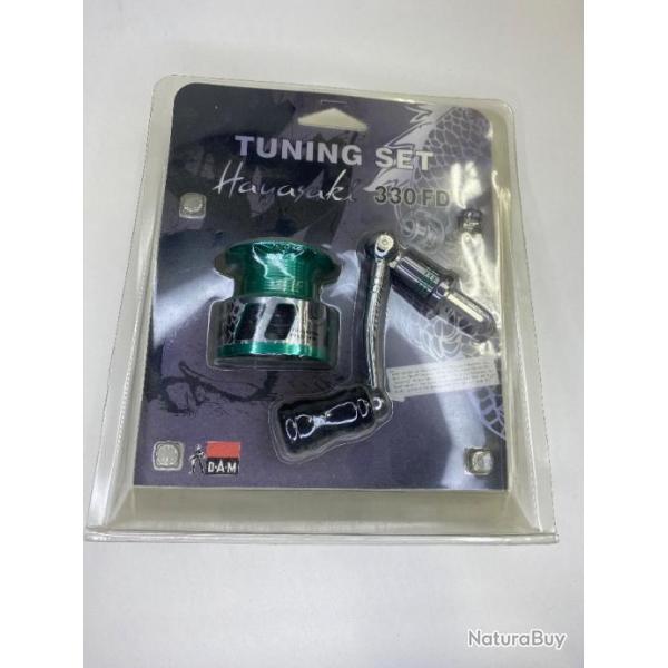 Moulinet TUNNING SET Hayasaki 330FD DAM Vert