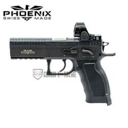 Pistolet PHOENIX Predator Aluminium Polymère Trijicon SRO Cal 9x19 Noir