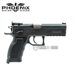 Pistolet PHOENIX Predator Aluminium Polymère Fibre Optique Rouge Cal 9x19 Noir