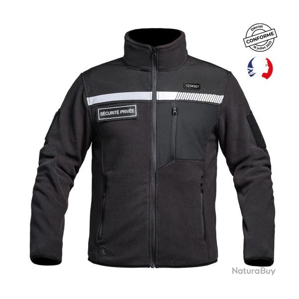 Veste Polaire SCU-ONE HV-TAPE Scurit Prive noir