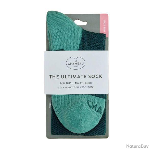 Chaussettes Iris Low Le Chameau Vert Fonc - S