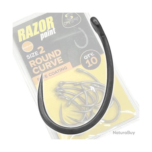 Hameçon Carp Spirit Round Curve Sans Ardillon n° 4