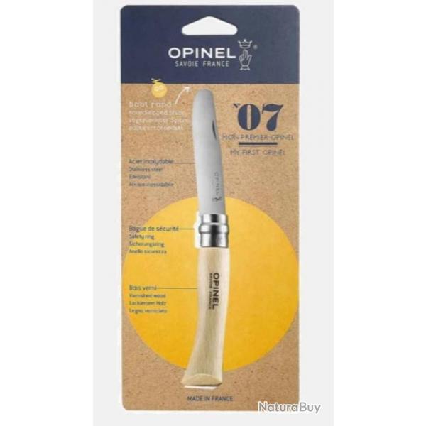 COUTEAU OPINEL BOUT ROND N07 (010176)