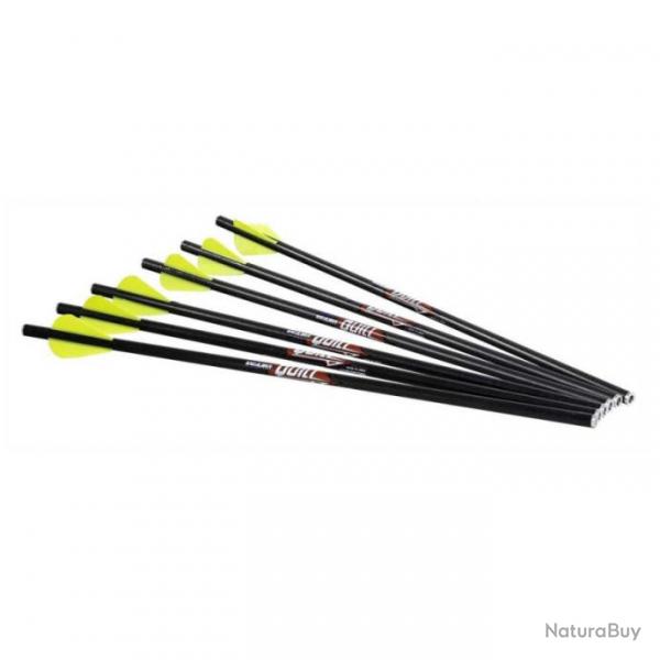 6 traits carbone QUILL 16,5 pouces pour micro 3 16,5 pouces lumineux