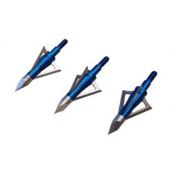 Lot de 3 pointes de chasse Excalibur Boltcutter à lames fixes 100 grains